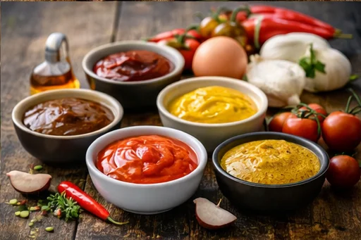 Sauces and dressings for commercial foodservice use